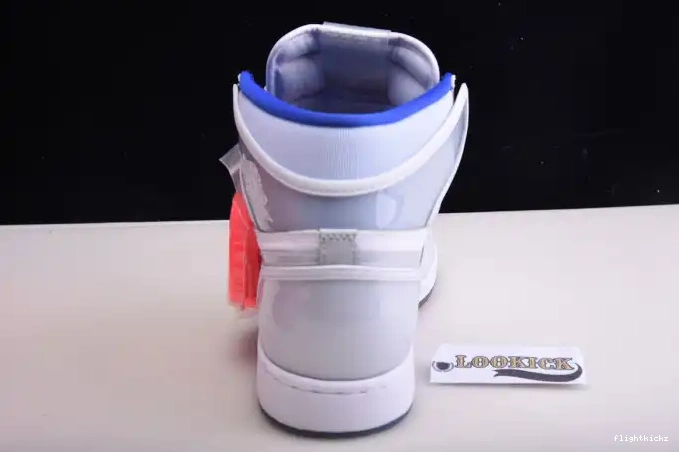 Air CK6637-104 1 High White Jordan Retro Zoom Blue Racer 0630